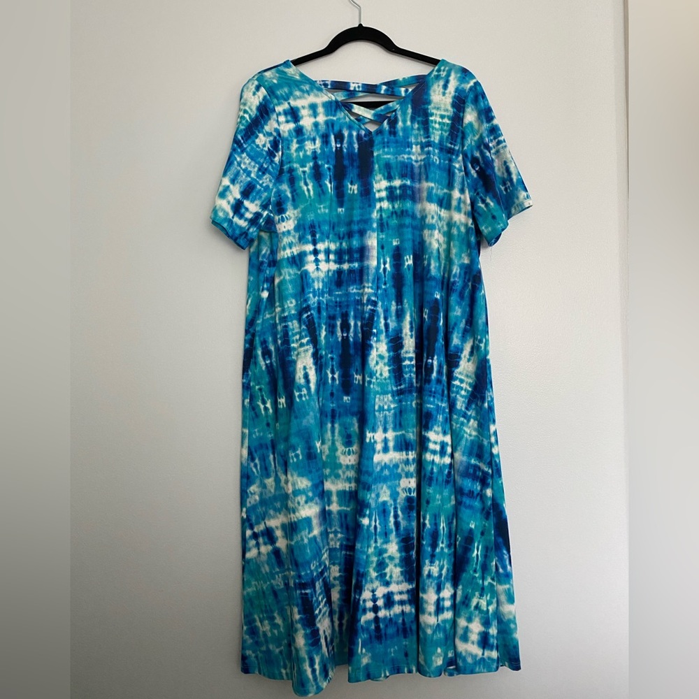 Catherines Tie Dye Midi Dress